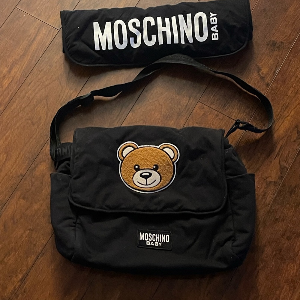 Moschino diaper bag